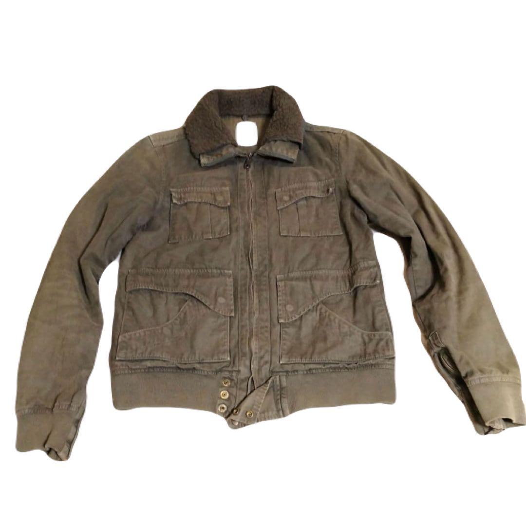 Fairy Grunge Military Jacket Boa Mori Girl Darkcore Coquette